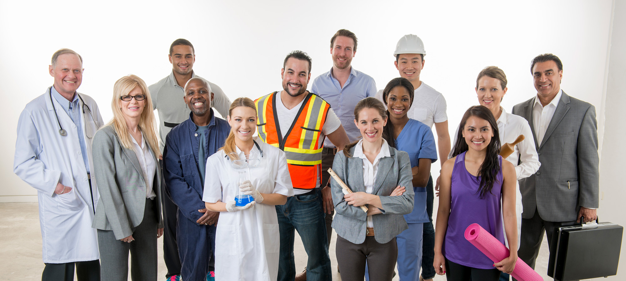 professionals standing together